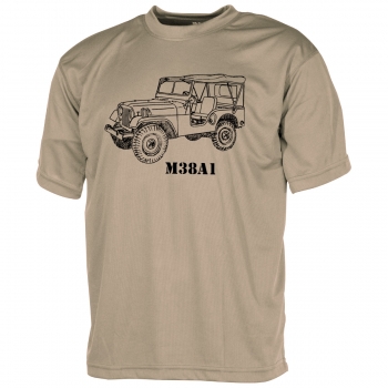 T-Shirt Motiv M38A1 in Sand